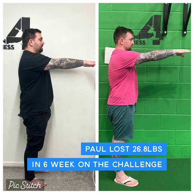 Paul lost 26.8lbs in 6 weeks at Lean4Fitness Ringwood